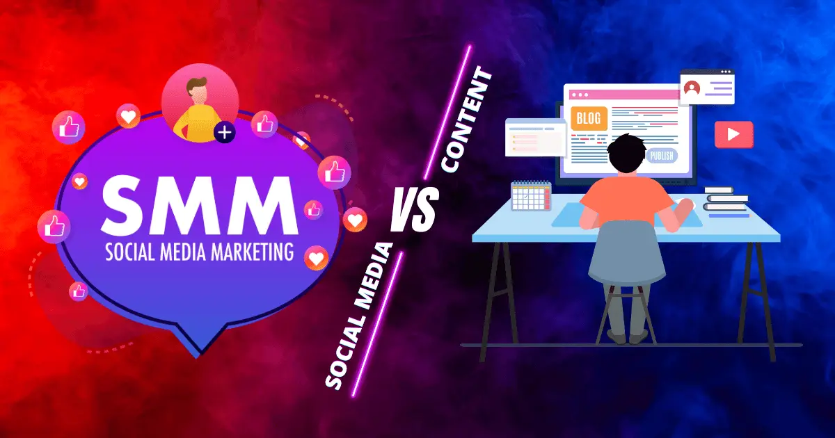 Content Marketing vs Social Media Marketing